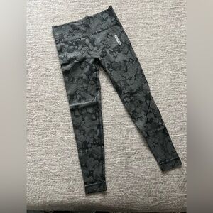 Gymshark Adapt Black Camouflage Leggings